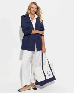 New Sportscraft Adalia Patch Pocket Anorak in Navy