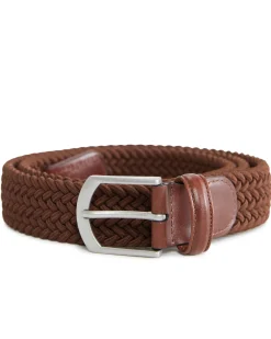 Hot Sportscraft Aireys Platted Belt in Chocolate