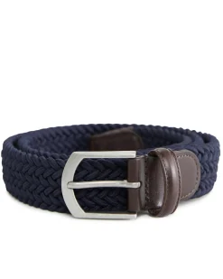 New Sportscraft Aireys Platted Belt in Navy