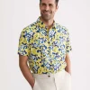 Online Sportscraft Alpha Tapered Shirt in Yellow