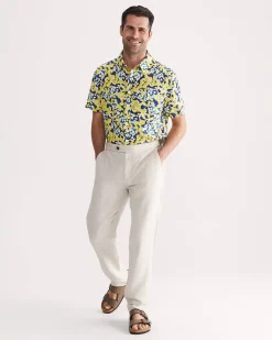 Online Sportscraft Alpha Tapered Shirt in Yellow