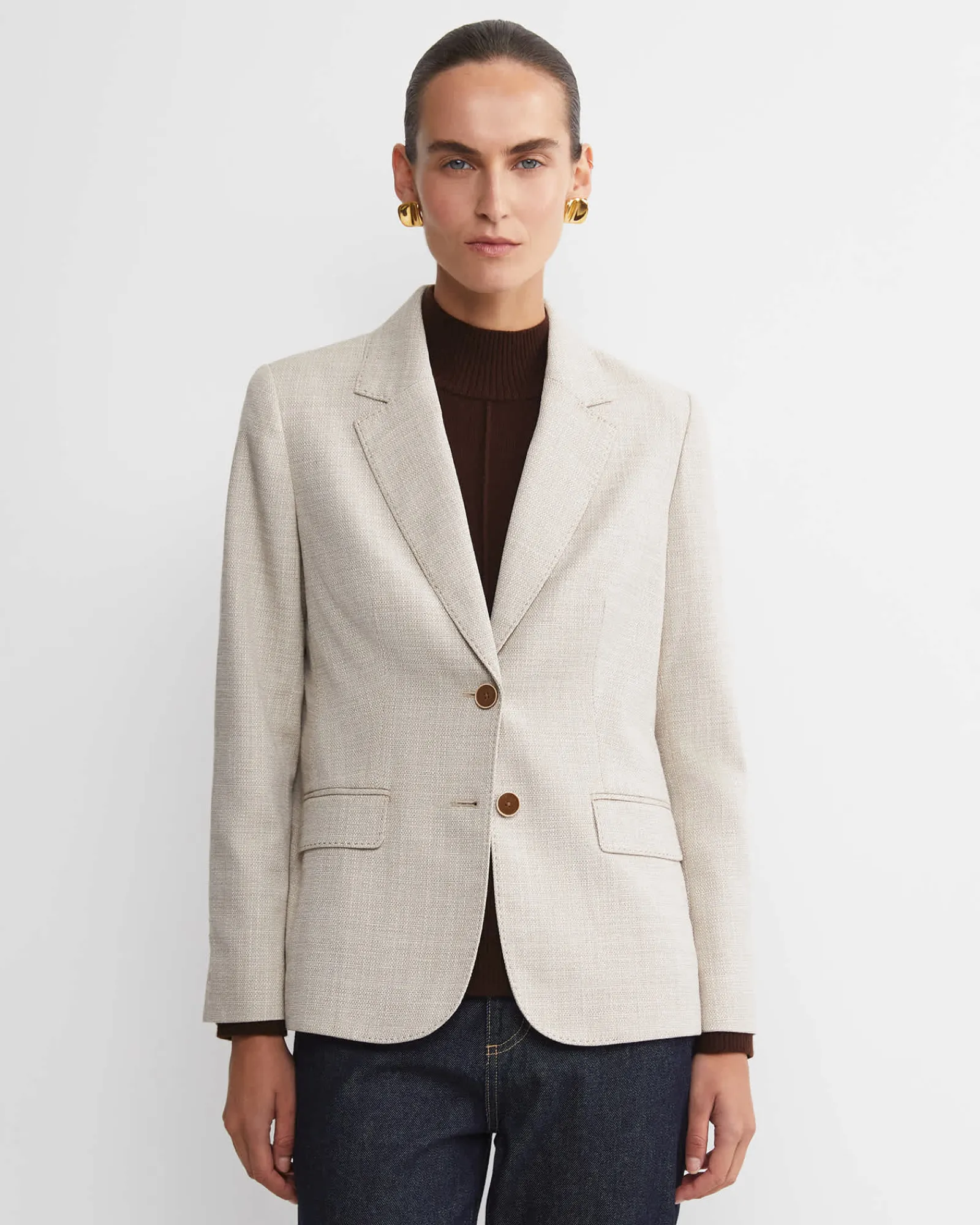 Clearance Sportscraft Ammata Blazer in Tan