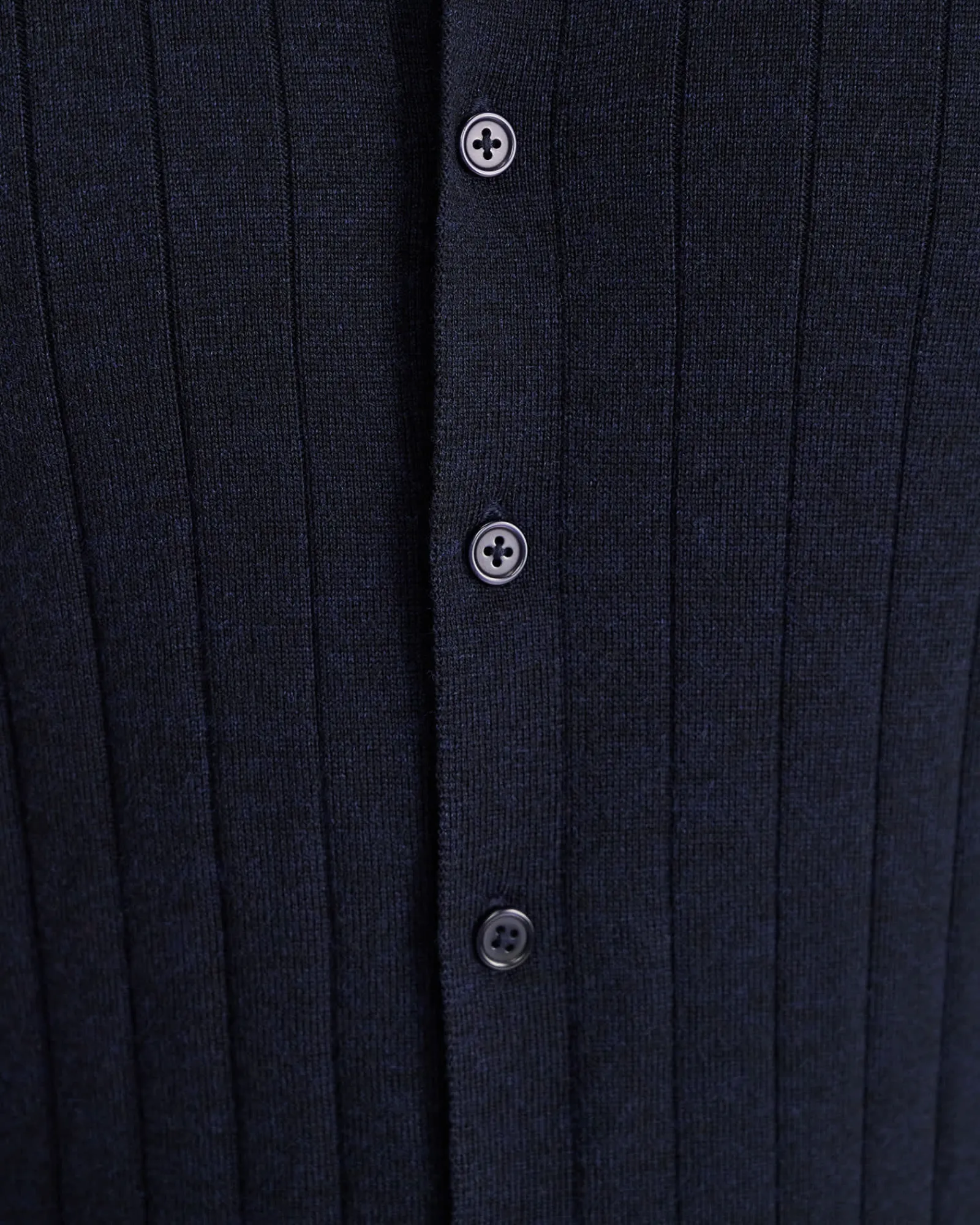 Fashion Sportscraft Angus Merino Knit Shirt in Navy