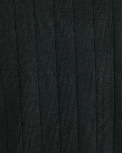 New Sportscraft Angus Merino Long Sleeve Knit Polo in Forest