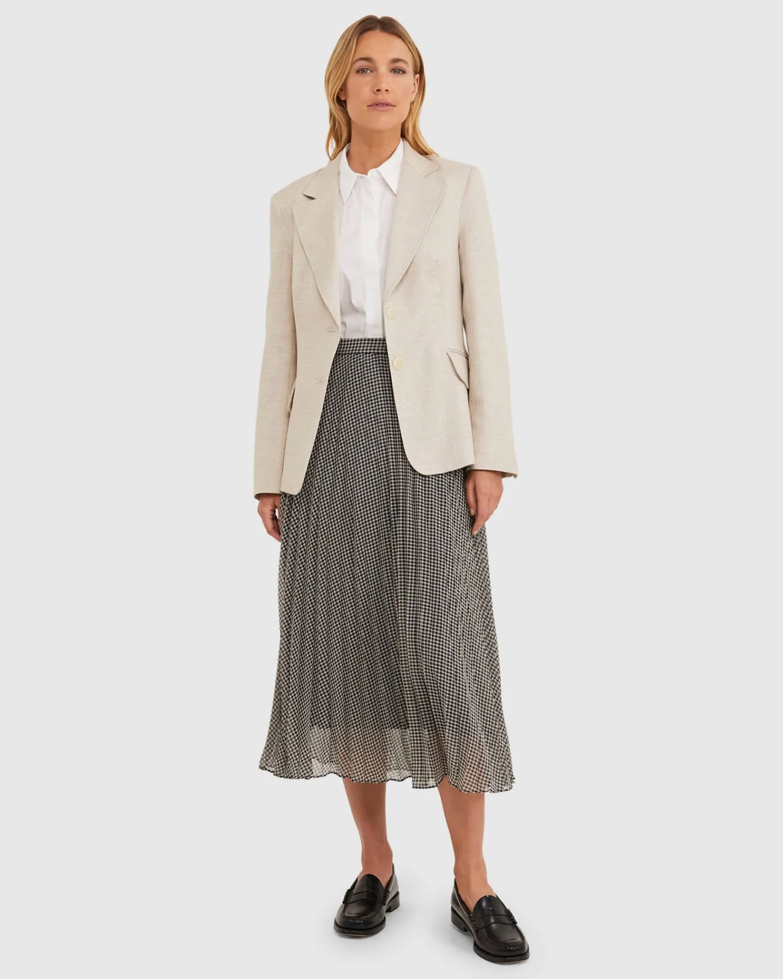 Fashion Sportscraft Annie Blazer in Stone