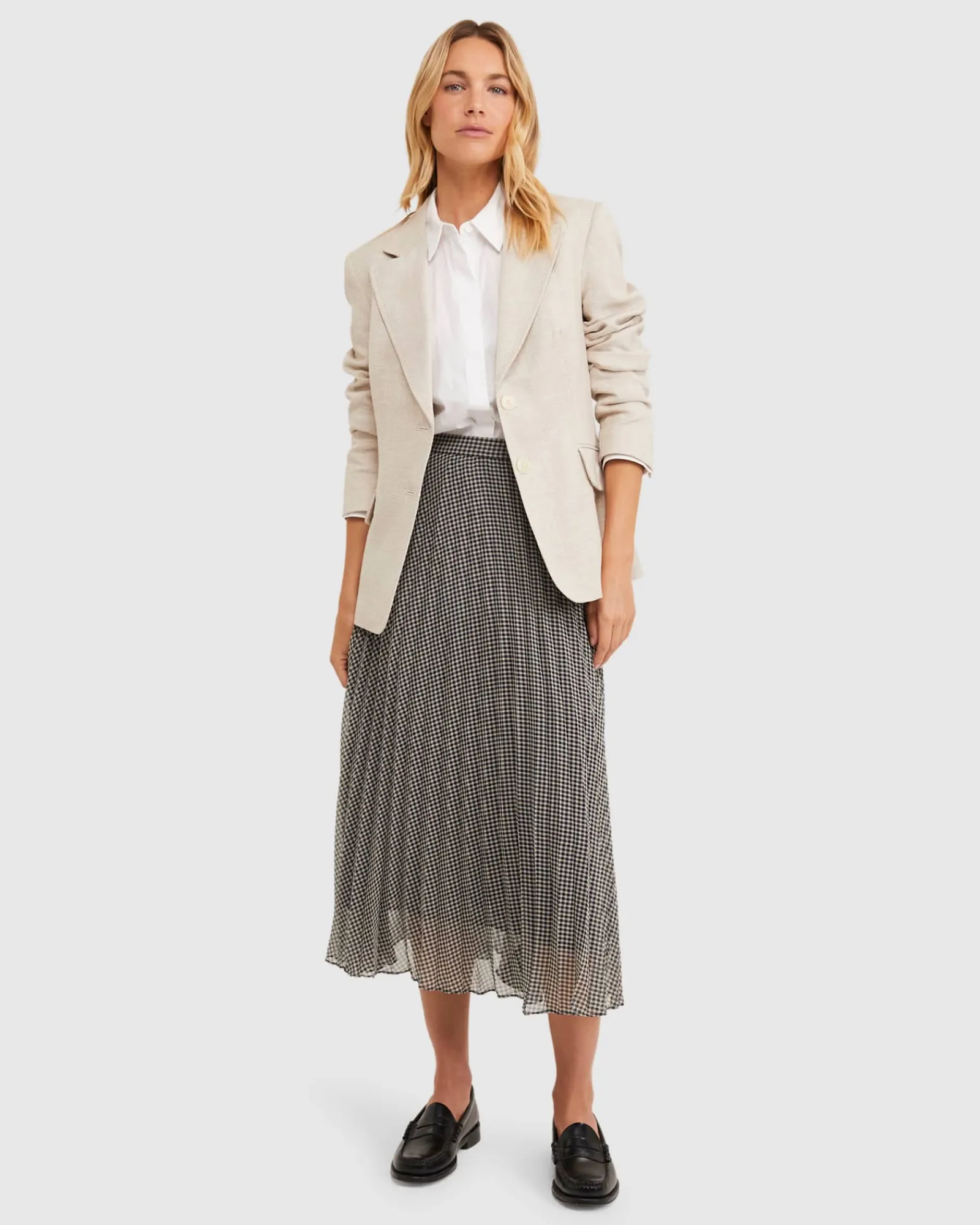 Fashion Sportscraft Annie Blazer in Stone