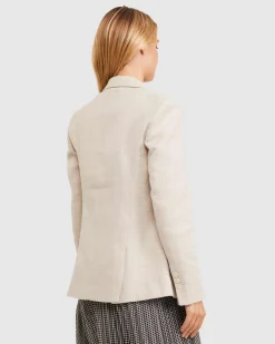 Fashion Sportscraft Annie Blazer in Stone