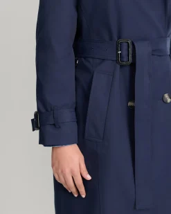 Hot Sportscraft Audrey Short Trench in Navy