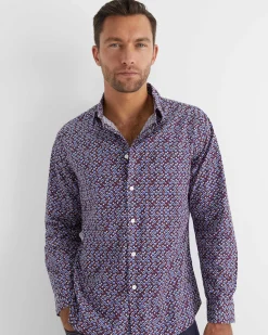 Sale Sportscraft Azra Liberty Shirt in Wineberry