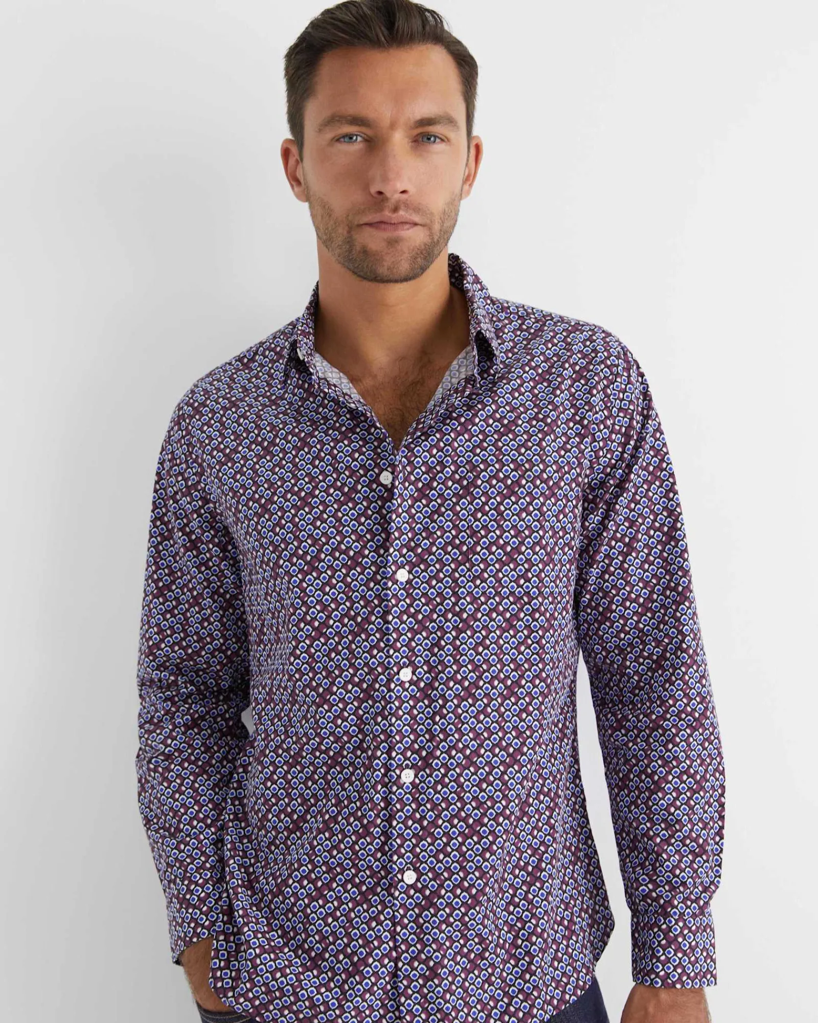 Sale Sportscraft Azra Liberty Shirt in Wineberry