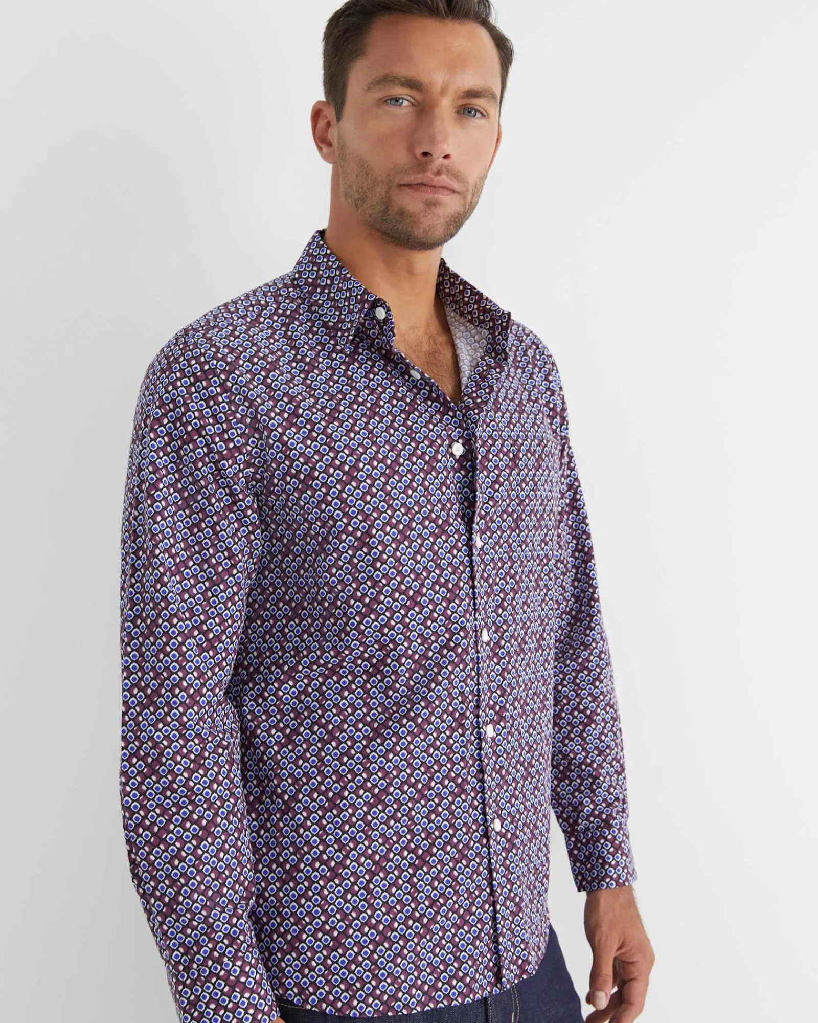 Sale Sportscraft Azra Liberty Shirt in Wineberry