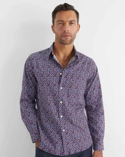 Sale Sportscraft Azra Liberty Shirt in Wineberry