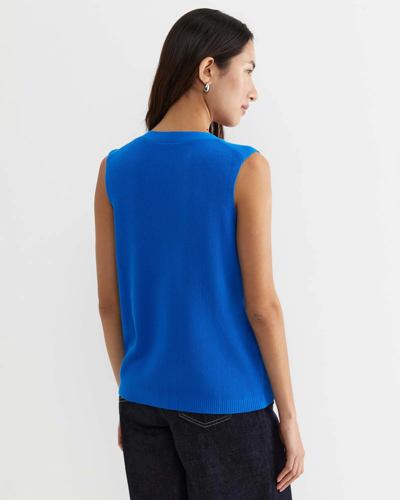 Hot Sportscraft Becky Cotton Vest in Peacock