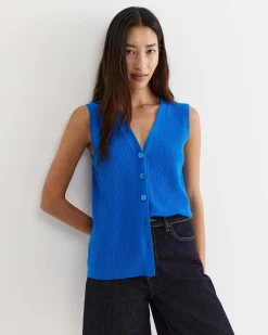 Hot Sportscraft Becky Cotton Vest in Peacock