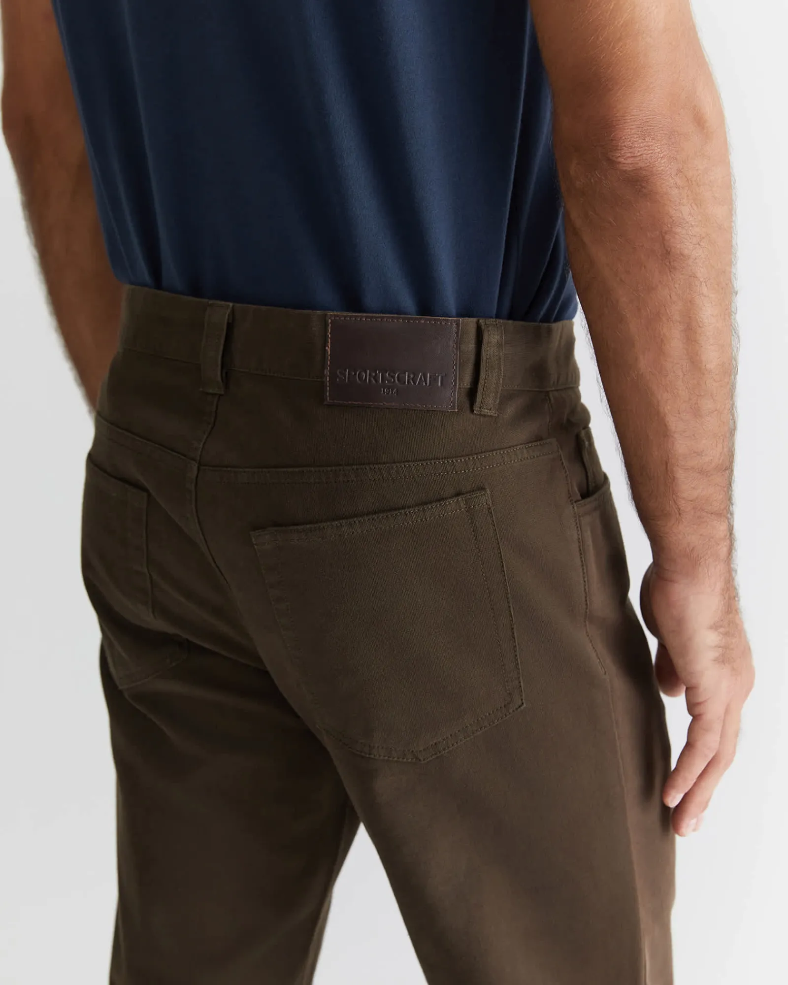 New Sportscraft Bedford Jean in Chocolate