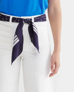 Online Sportscraft Bermuda Scarf in Navy Multi NavyMulti