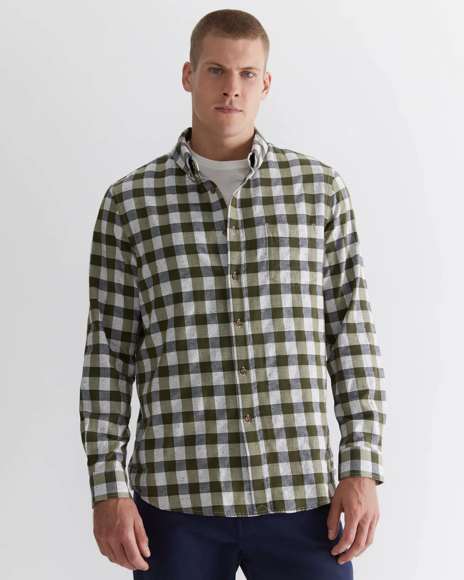 Fashion Sportscraft Bowman Shirt in Moss
