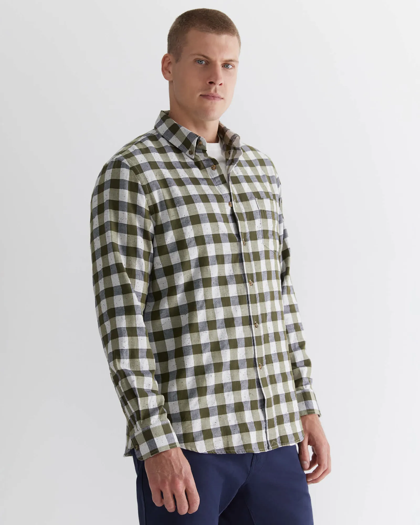 Fashion Sportscraft Bowman Shirt in Moss
