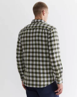Fashion Sportscraft Bowman Shirt in Moss