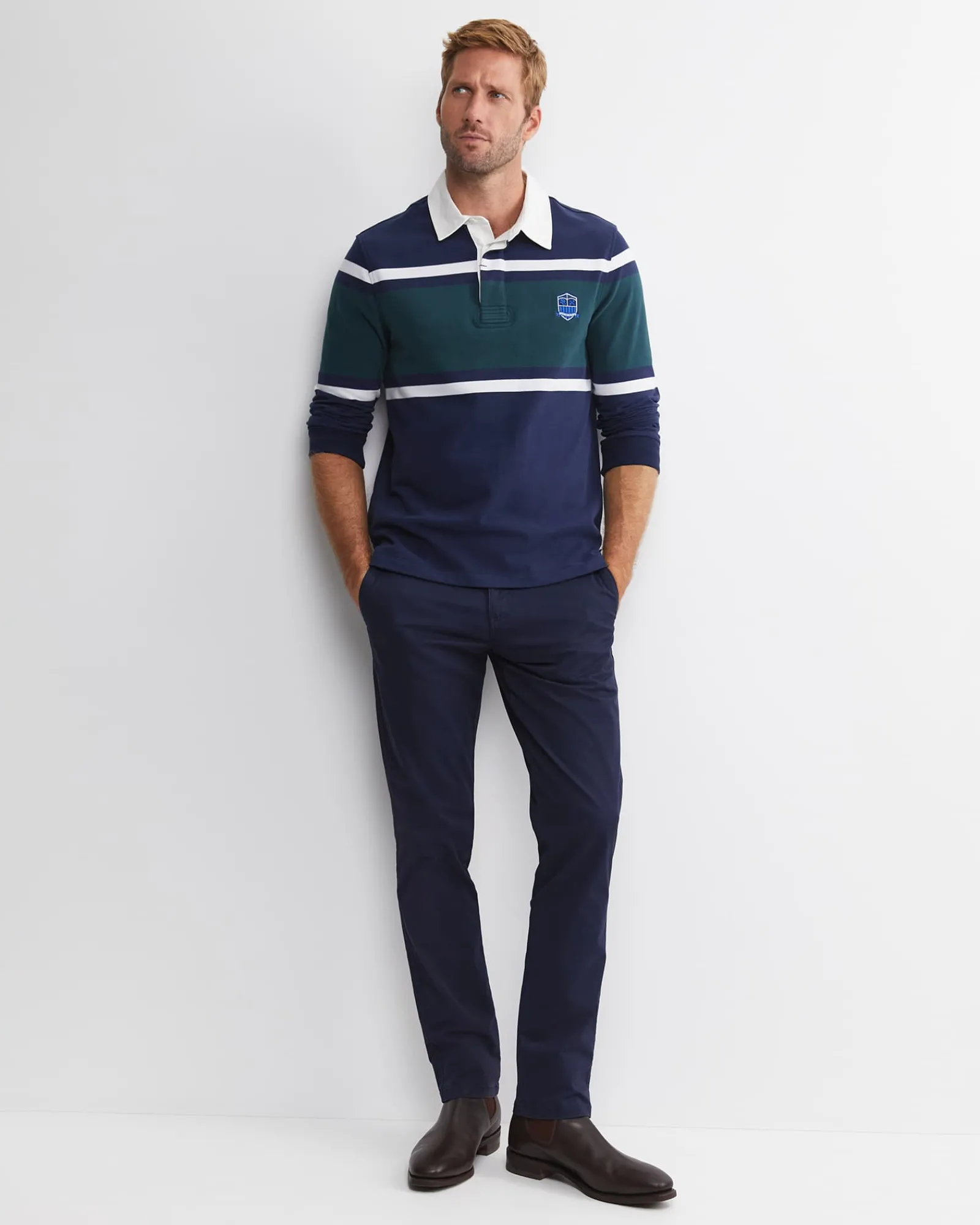 Online Sportscraft Brady Long Sleeve Rugby in Forest