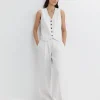 Online Sportscraft Brianne Wide Leg Pleat Pant in White