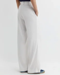 Online Sportscraft Brianne Wide Leg Pleat Pant in White