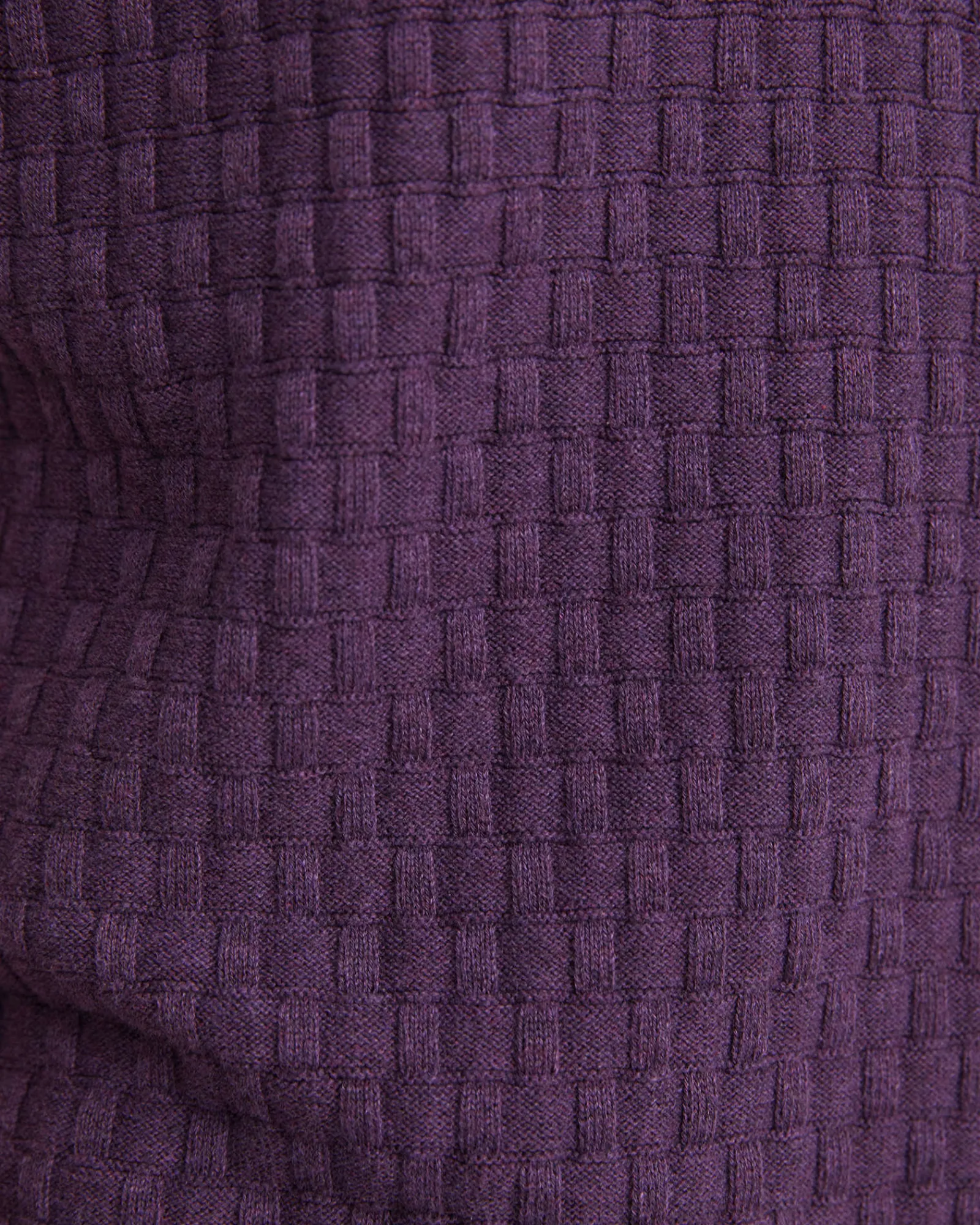 Clearance Sportscraft Bryant Knitted Polo in Dark Purple DarkPurple
