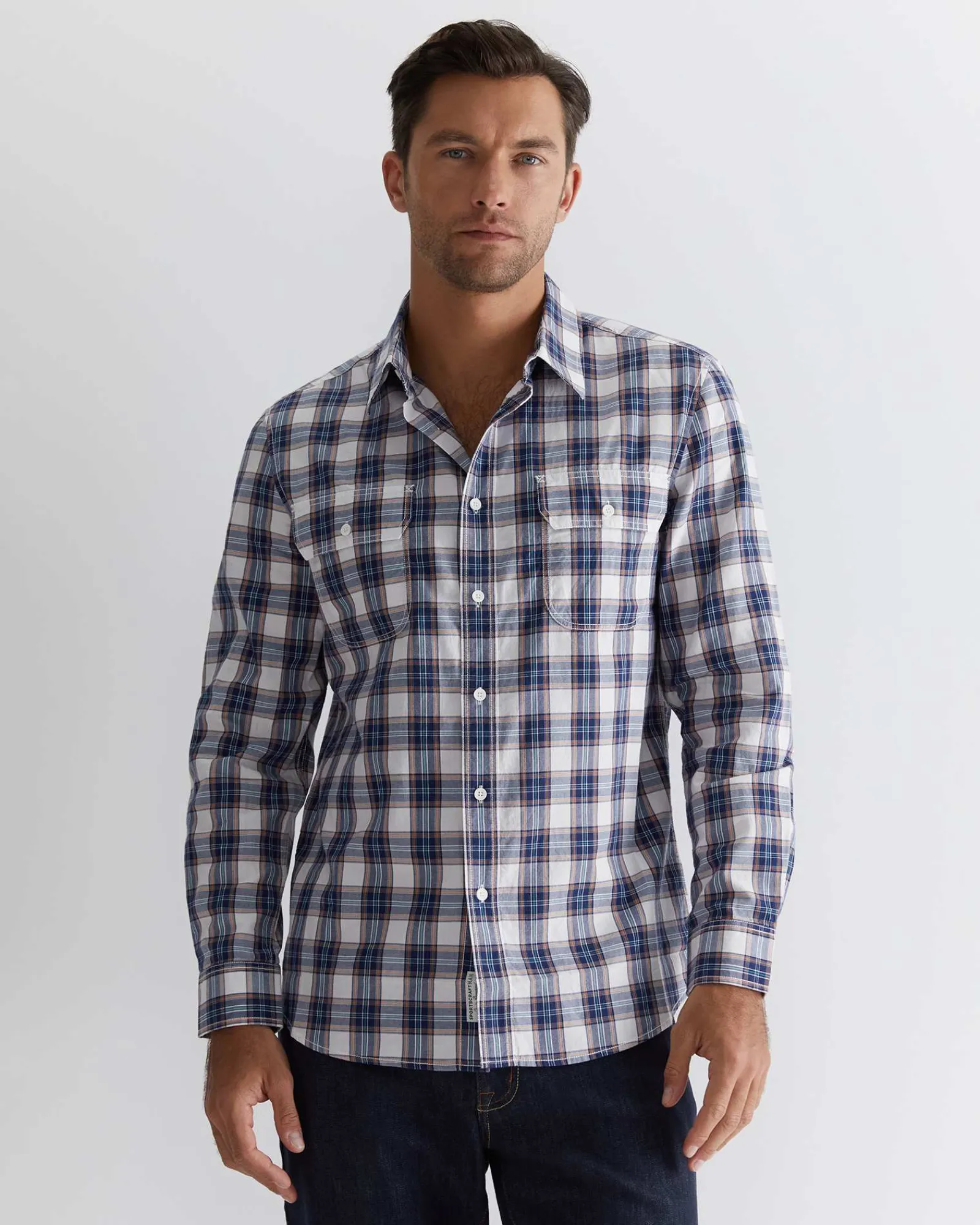 Outlet Sportscraft Callam Check Shirt in Navy Multi NavyMulti