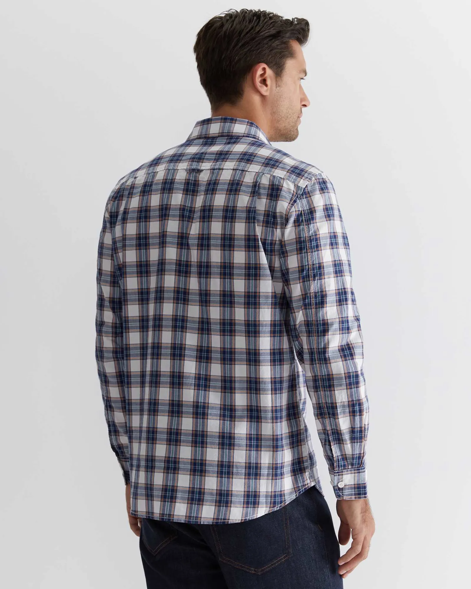 Outlet Sportscraft Callam Check Shirt in Navy Multi NavyMulti