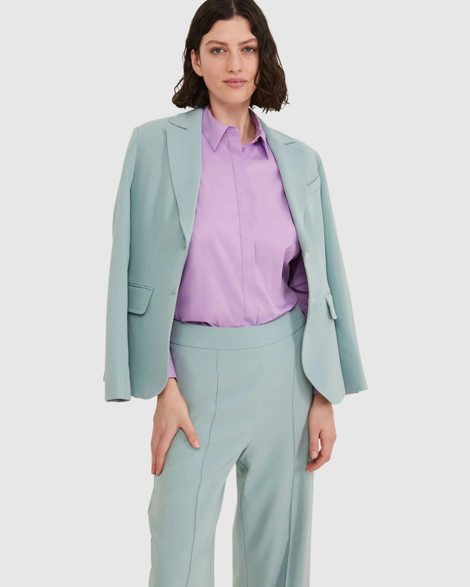 Clearance Sportscraft Callie Jacket in Duck Egg DuckEgg