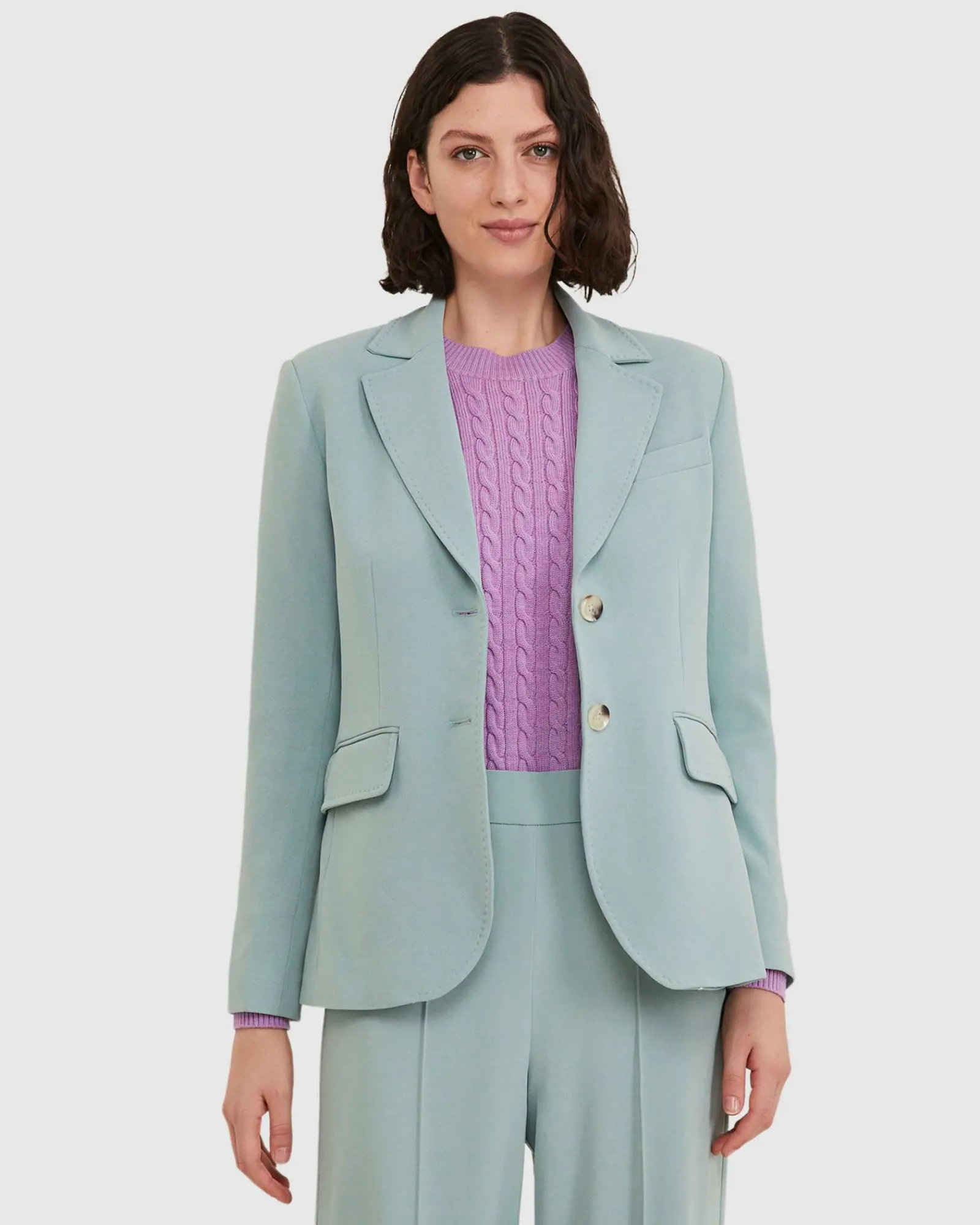 Clearance Sportscraft Callie Jacket in Duck Egg DuckEgg