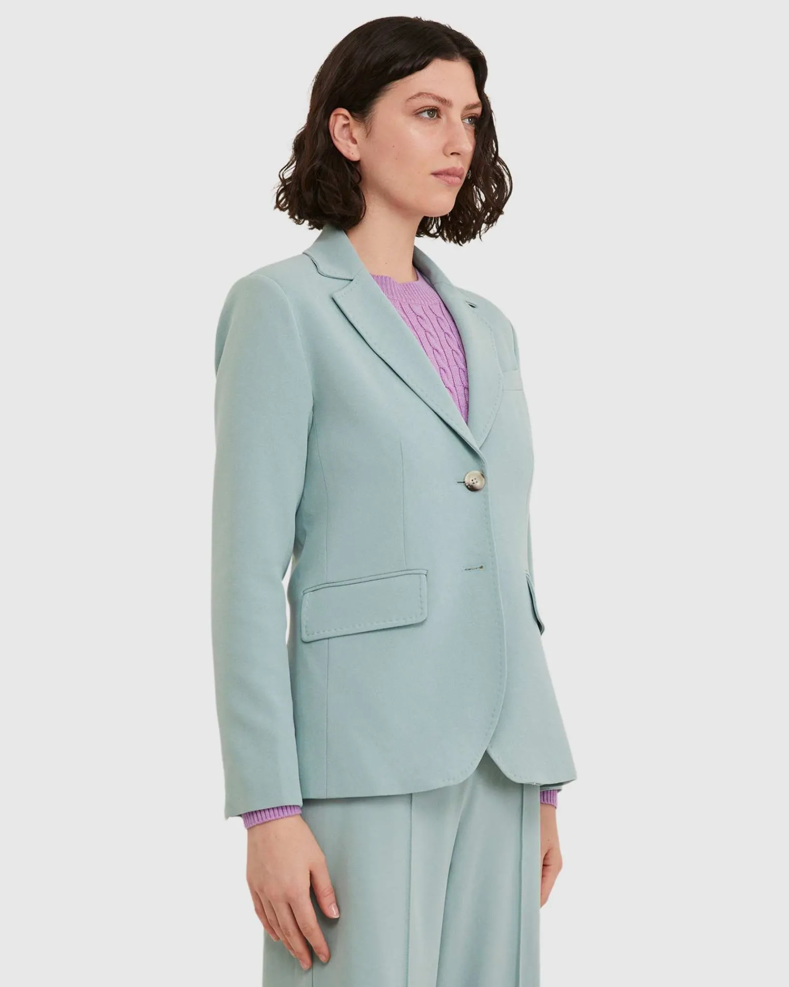 Clearance Sportscraft Callie Jacket in Duck Egg DuckEgg