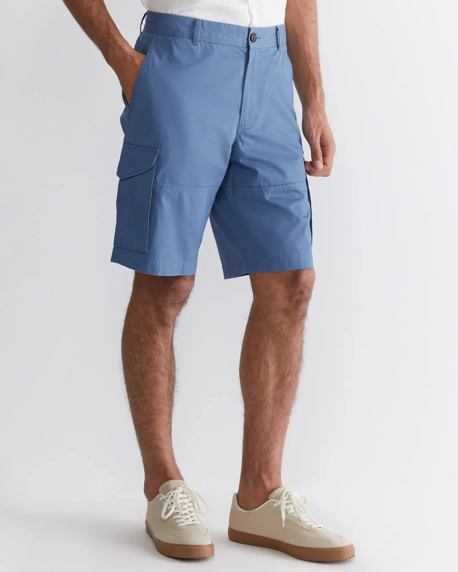 Fashion Sportscraft Cargo Short in Aged Blue AgedBlue