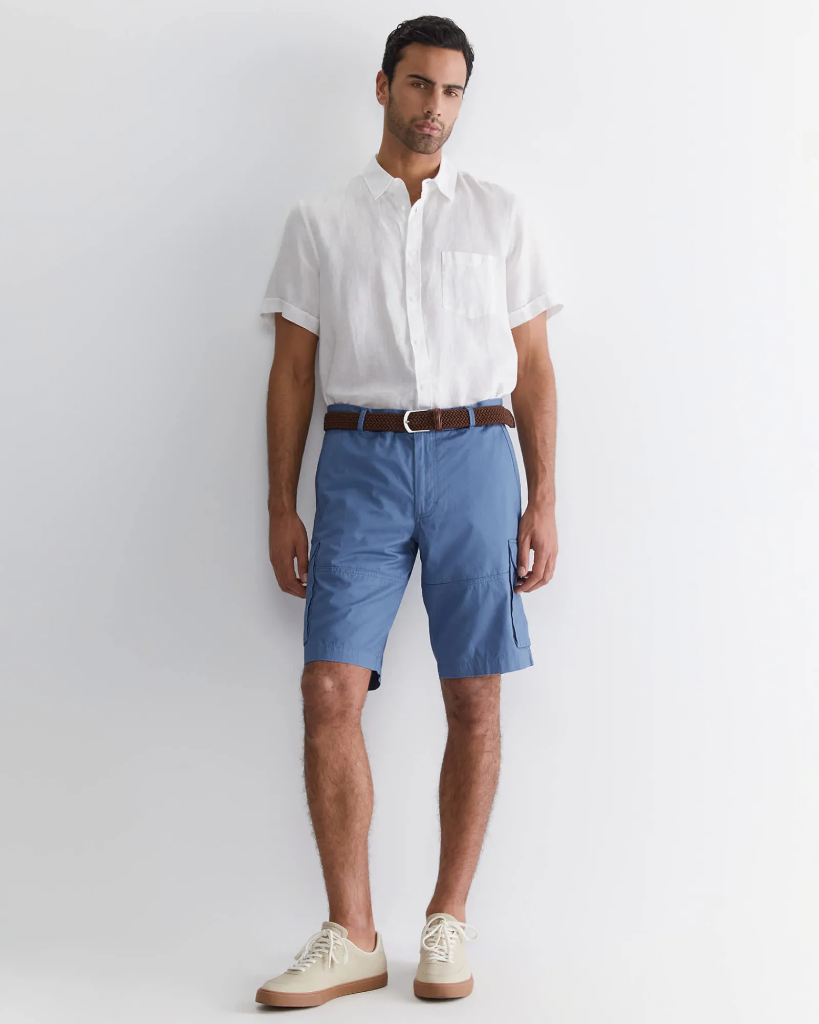 Fashion Sportscraft Cargo Short in Aged Blue AgedBlue