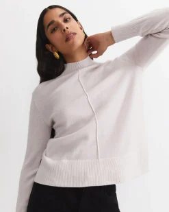 Fashion Sportscraft Cass Wool Sweater in Chalk