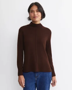 Discount Sportscraft Cass Wool Sweater in Chocolate