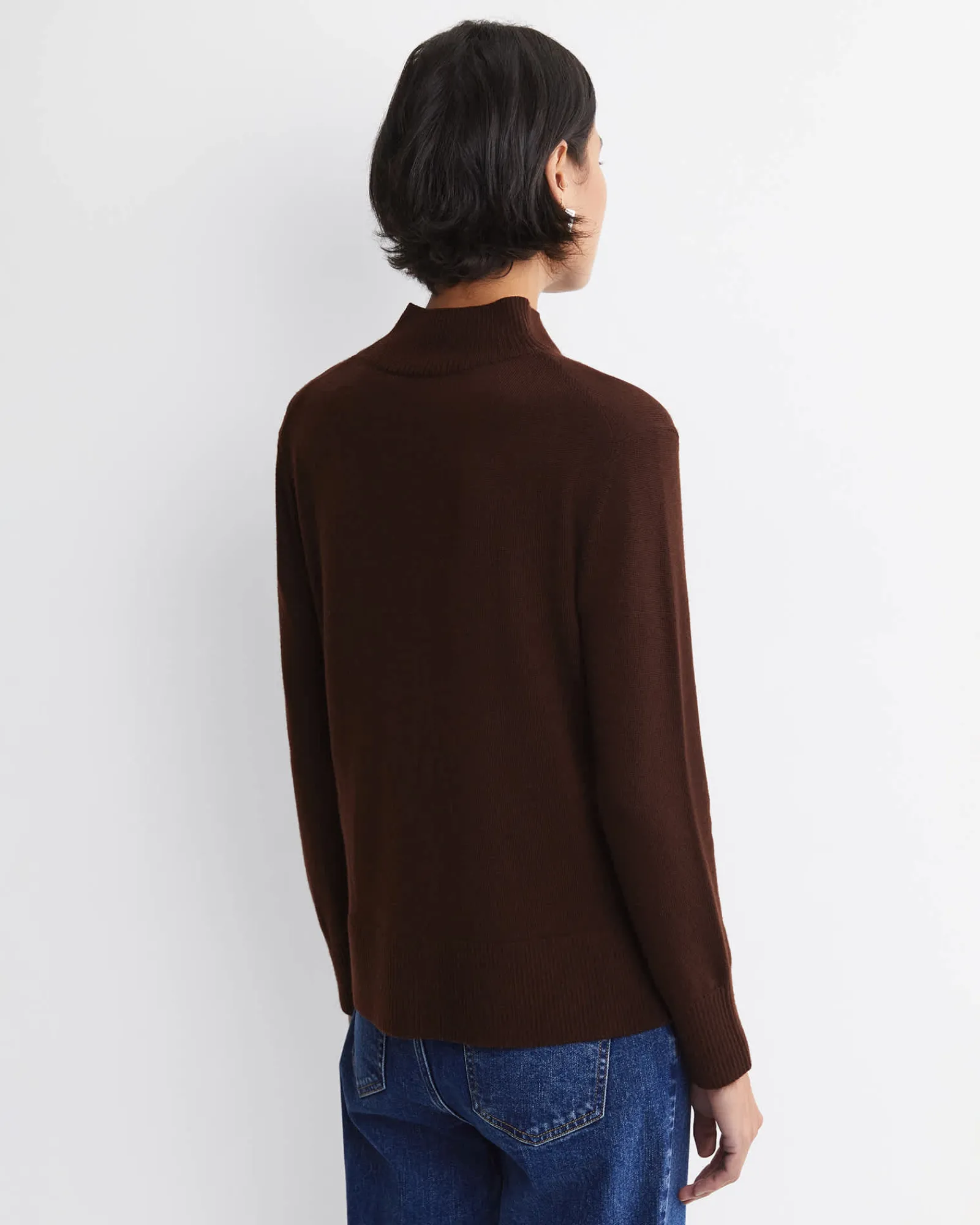 Discount Sportscraft Cass Wool Sweater in Chocolate