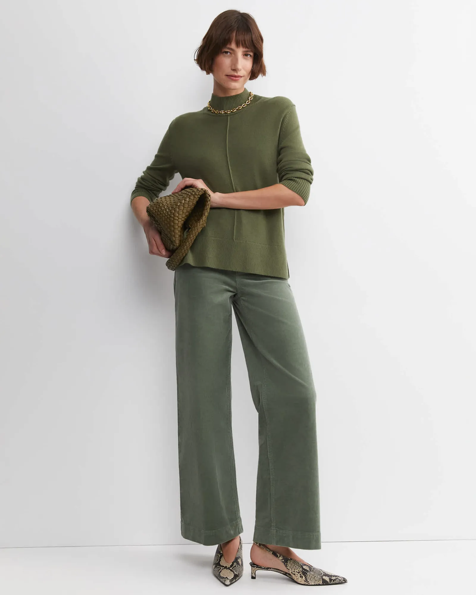 Hot Sportscraft Cass Wool Sweater in Khaki