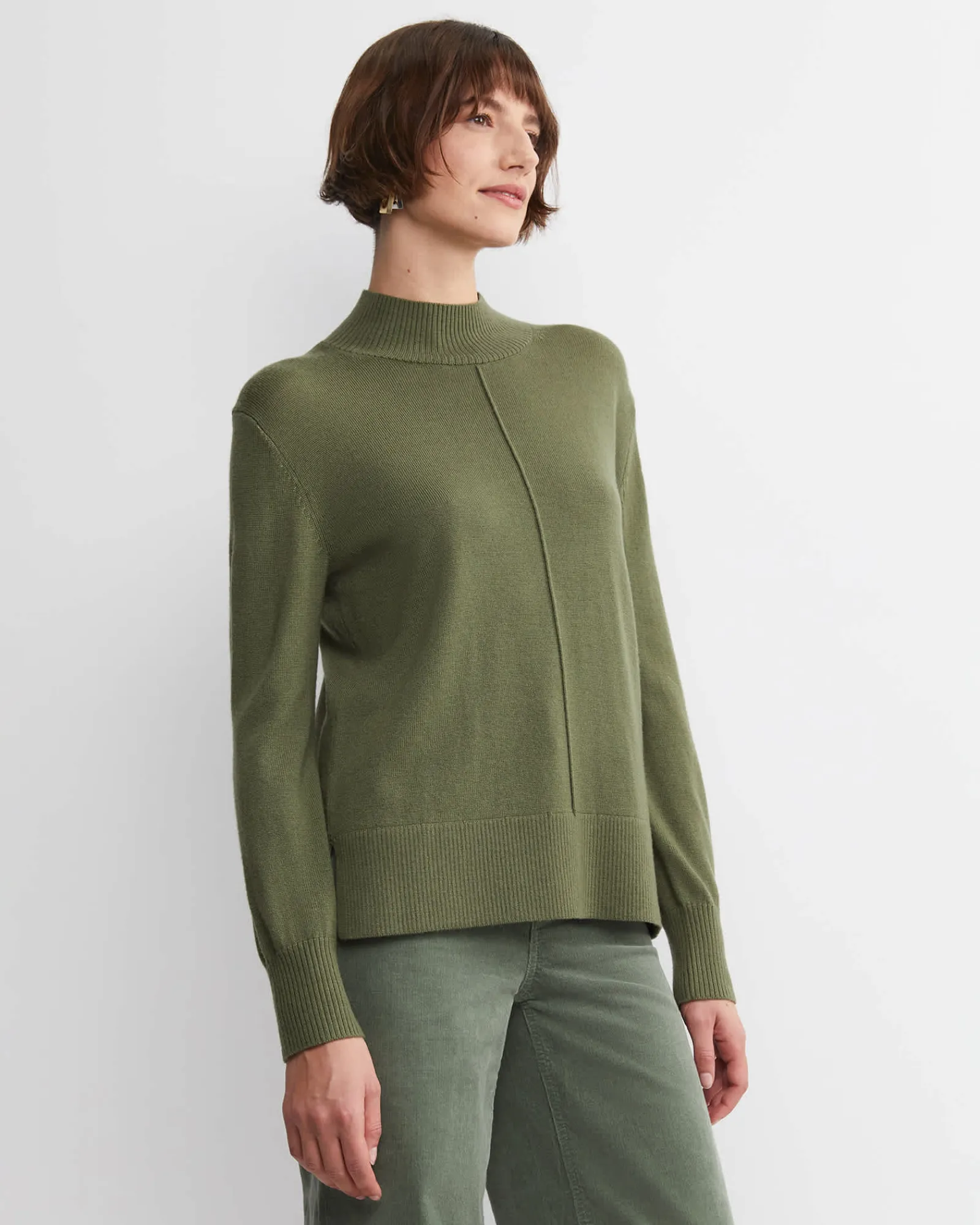 Hot Sportscraft Cass Wool Sweater in Khaki