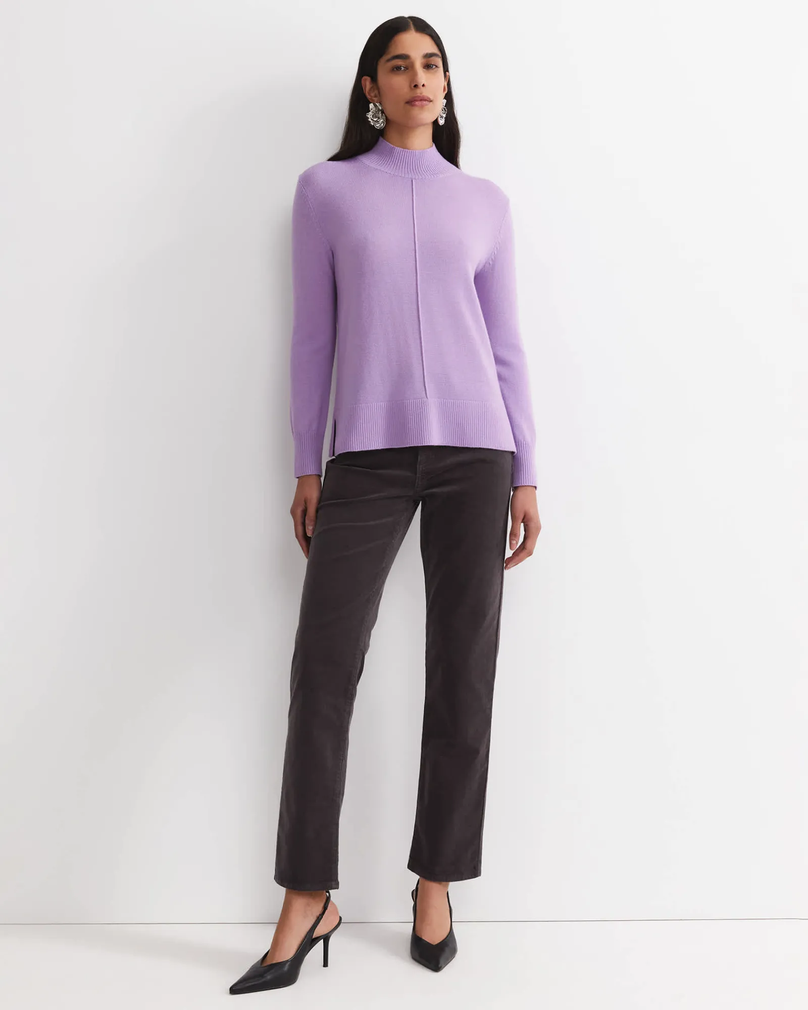 Sale Sportscraft Cass Wool Sweater in Lilac