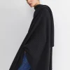 Online Sportscraft Cassie Knit Poncho in Black