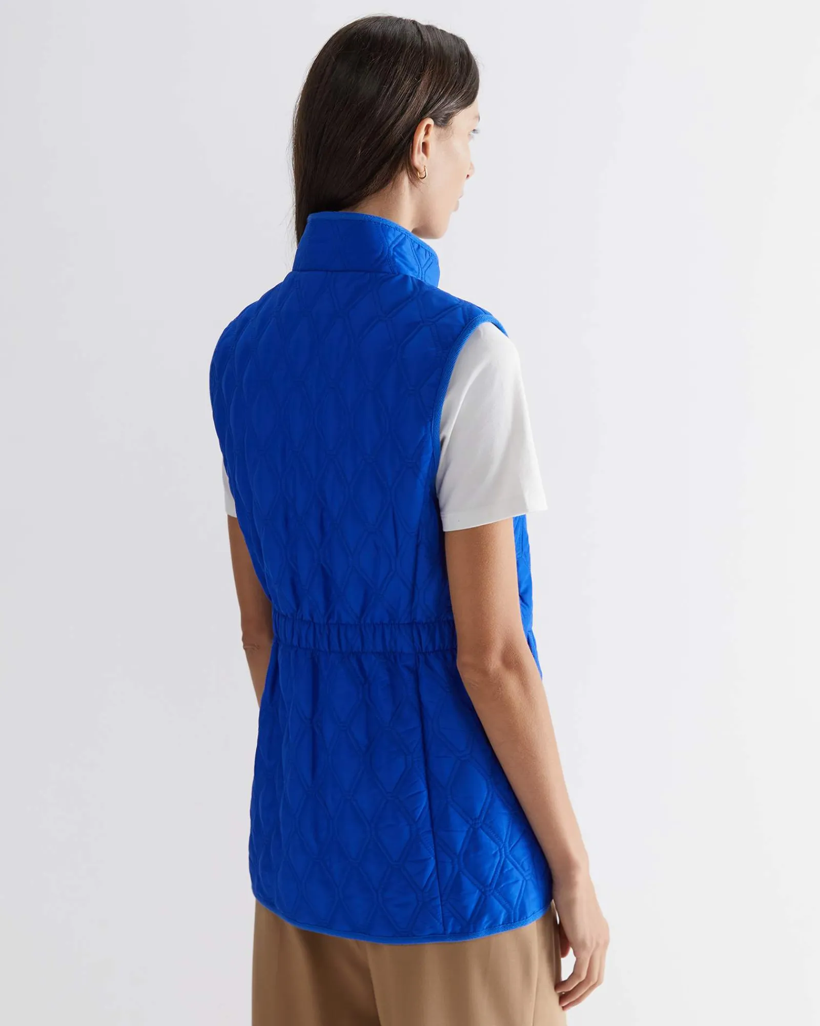 Best Sportscraft Charlie Quilted Vest in Cobalt