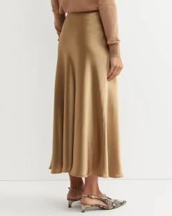 Hot Sportscraft Charlotte Bias Slip Skirt in Latte