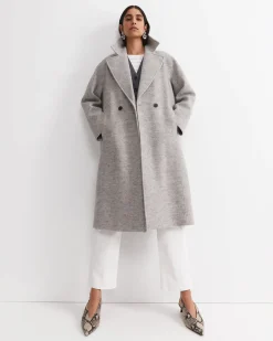 Best Sportscraft Chloe Wool Blend Boucle Coat in Grey