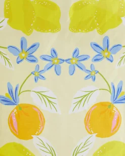 Outlet Sportscraft Citron Silk Scarf in Multi Yellow MultiYellow