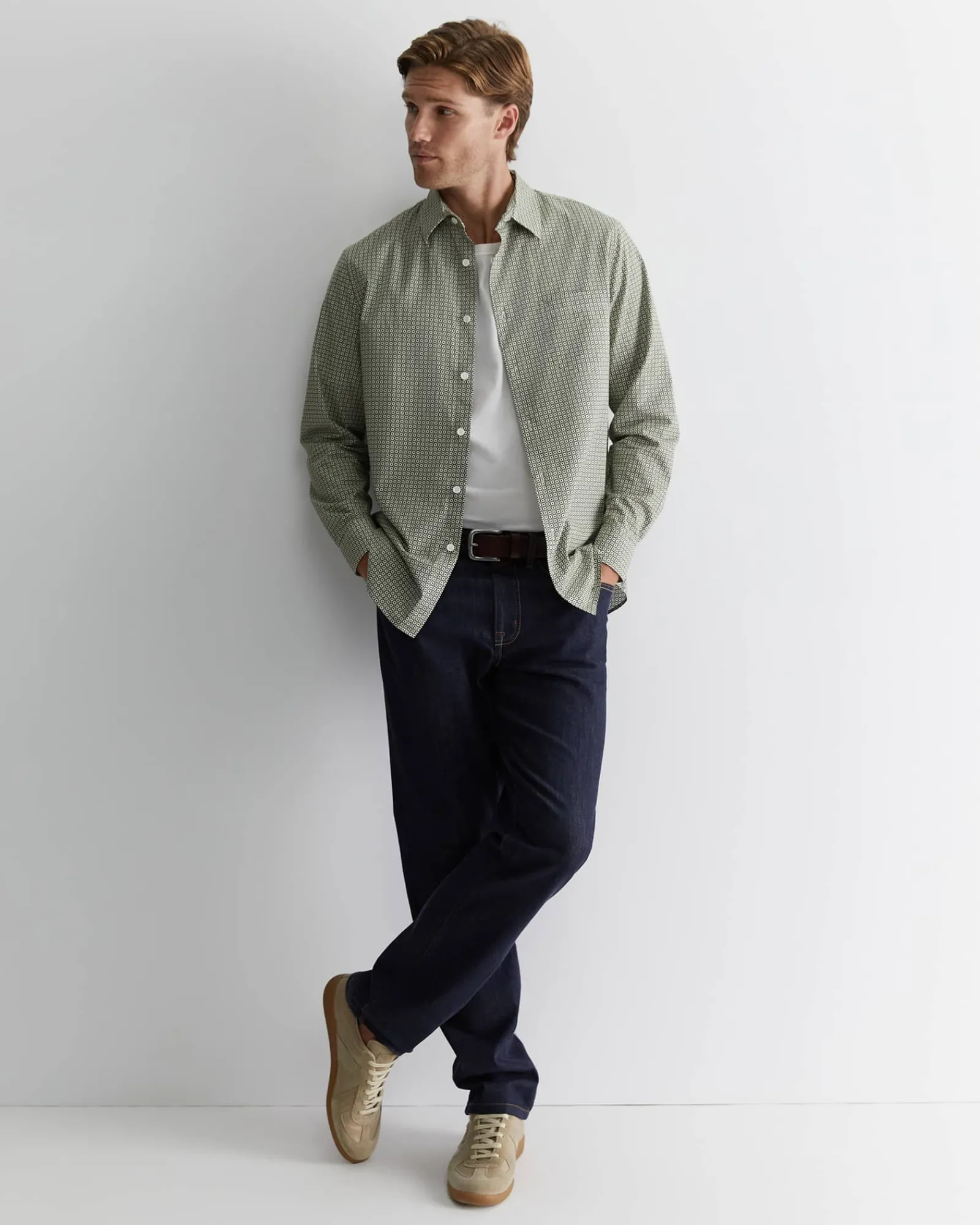 Outlet Sportscraft Claremont Print Shirt in Foliage