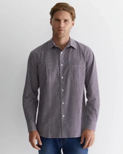 Fashion Sportscraft Claremont Print Shirt in Lilac