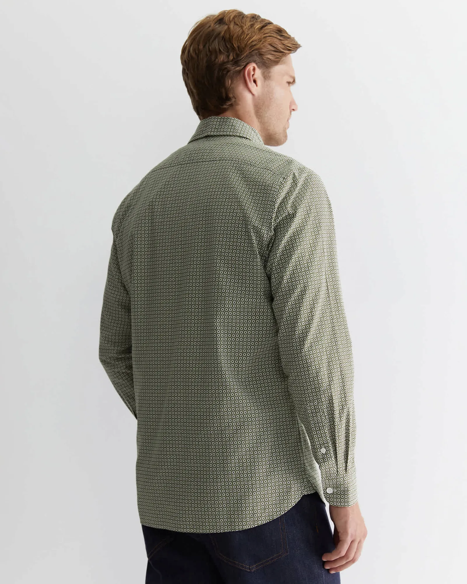 Outlet Sportscraft Claremont Print Shirt in Foliage