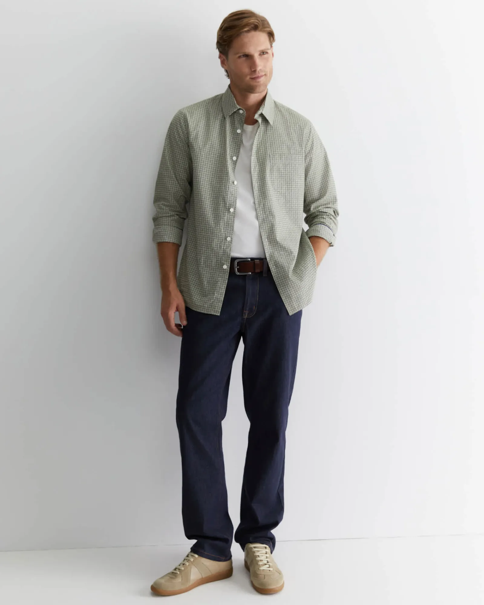 Outlet Sportscraft Claremont Print Shirt in Foliage