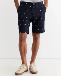 Clearance Sportscraft Classic Printed Short in Classic Navy ClassicNavy